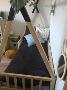 Kinderbetten im skandinavischen Stil