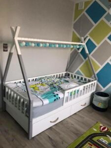 Kinderbetten im skandinavischen Stil