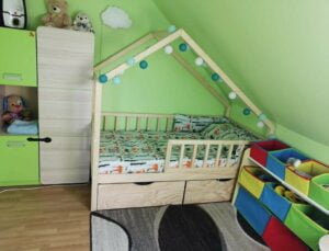 Kinderbetten im skandinavischen Stil