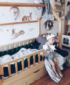Kinderbetten im skandinavischen Stil