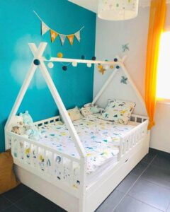 Kinderbetten im skandinavischen Stil