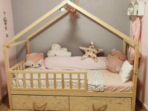 Kinderbetten im skandinavischen Stil
