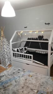 Kinderbetten im skandinavischen Stil