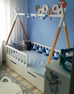 Kinderbetten im skandinavischen Stil