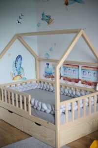 Kinderbetten im skandinavischen Stil