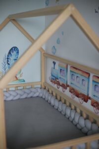 Kinderbetten im skandinavischen Stil