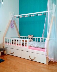 Kinderbetten im skandinavischen Stil