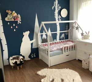 Kinderbetten im skandinavischen Stil