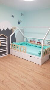 Kinderbetten im skandinavischen Stil