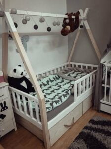 Kinderbetten im skandinavischen Stil