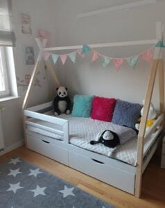 Kinderbetten im skandinavischen Stil