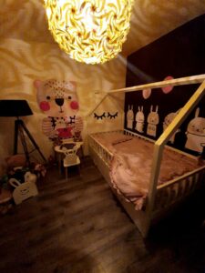Kinderbetten im skandinavischen Stil