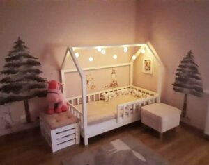 Kinderbetten im skandinavischen Stil
