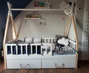 Kinderbetten im skandinavischen Stil