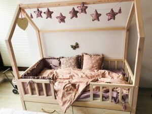 Kinderbetten im skandinavischen Stil