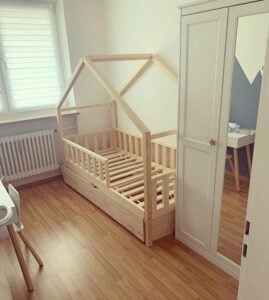 Kinderbetten im skandinavischen Stil