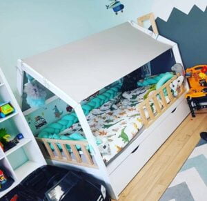 Kinderbetten im skandinavischen Stil
