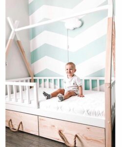 Kinderbetten im skandinavischen Stil