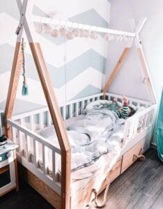 Kinderbetten im skandinavischen Stil