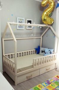 Kinderbetten im skandinavischen Stil