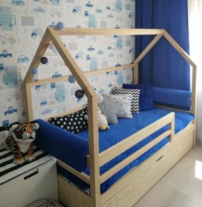 Kinderbetten im skandinavischen Stil
