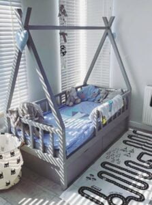 Kinderbetten im skandinavischen Stil