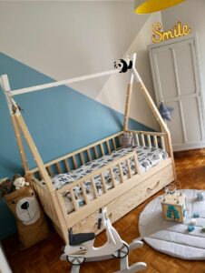 Kinderbetten im skandinavischen Stil