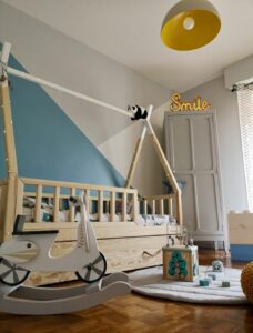 Kinderbetten im skandinavischen Stil