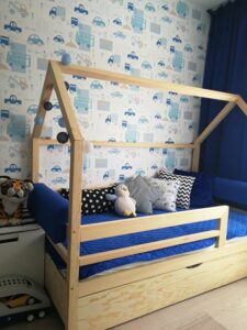Kinderbetten im skandinavischen Stil