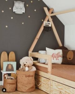 Kinderbetten im skandinavischen Stil