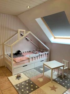 Kinderbetten im skandinavischen Stil