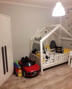 Kinderbetten im skandinavischen Stil