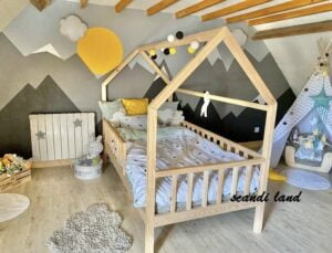 Kinderbetten im skandinavischen Stil
