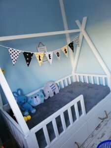 Kinderbetten im skandinavischen Stil