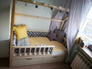 Kinderbetten im skandinavischen Stil