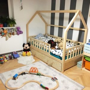 Kinderbetten im skandinavischen Stil