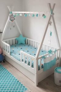 Kinderbetten im skandinavischen Stil