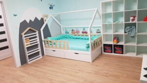 Kinderbetten im skandinavischen Stil