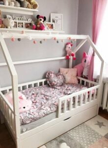 Kinderbetten im skandinavischen Stil