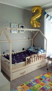 Kinderbetten im skandinavischen Stil