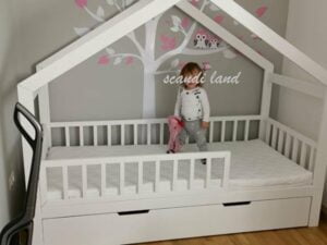 Kinderbetten im skandinavischen Stil