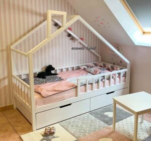 Kinderbetten im skandinavischen Stil
