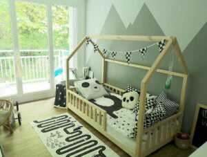 Kinderbetten im skandinavischen Stil