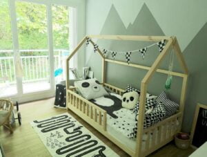 Kinderbetten im skandinavischen Stil
