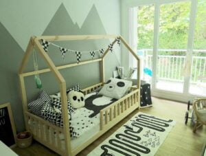 Kinderbetten im skandinavischen Stil