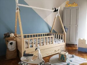 Kinderbetten im skandinavischen Stil
