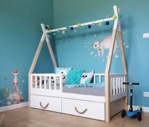 Kinderbetten im skandinavischen Stil