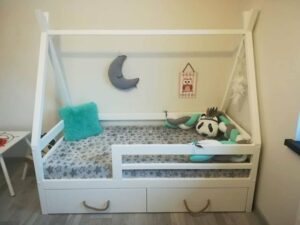 Kinderbetten im skandinavischen Stil