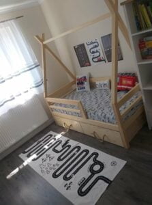 Kinderbetten im skandinavischen Stil