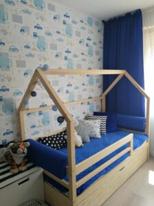 Kinderbetten im skandinavischen Stil